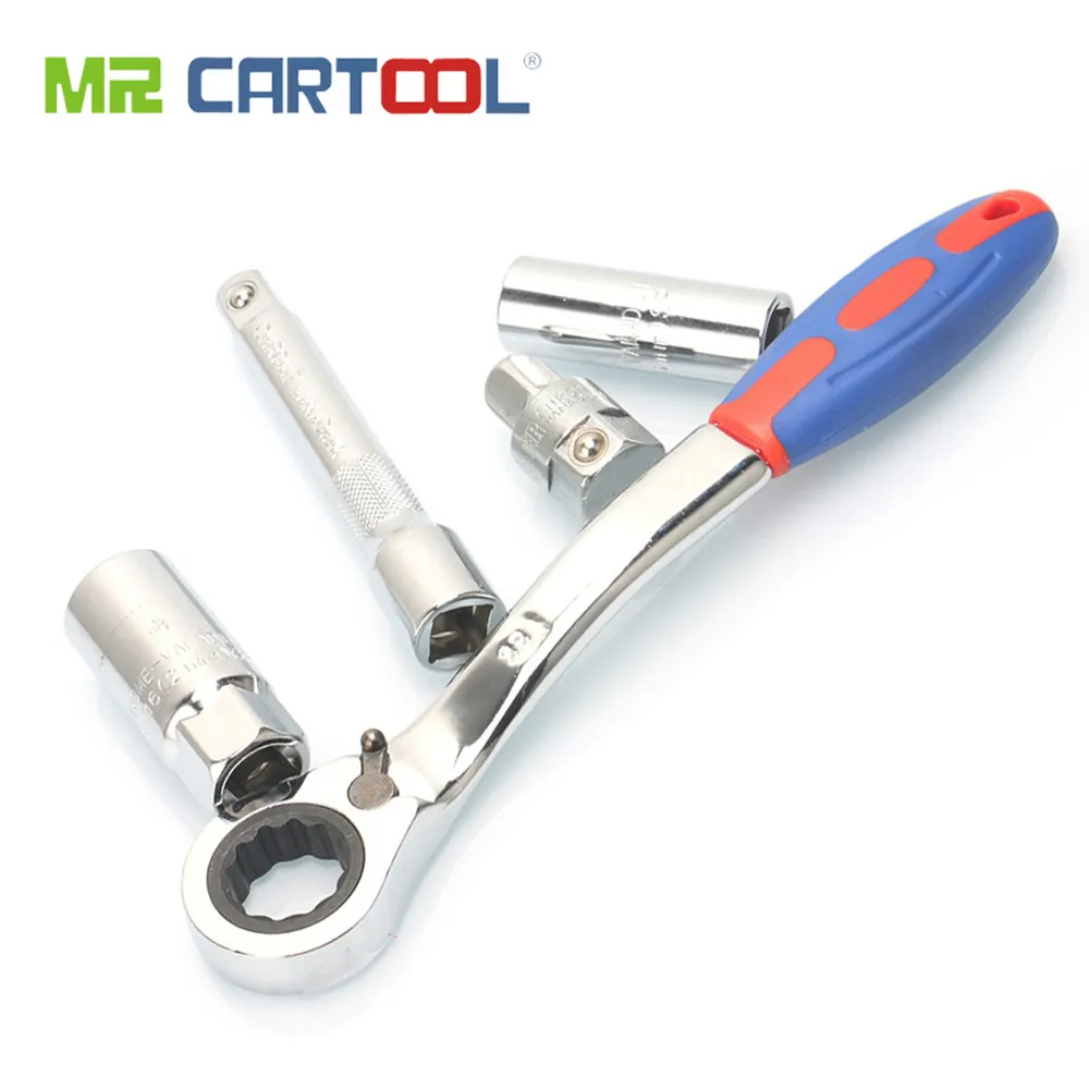 Mr Cartool Spark корпус штепселя инструмент удаление ручной трещотка торцевой ключ для