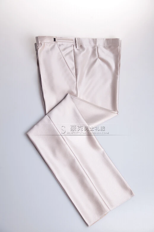 

New Men's formal dress the groom groomsman suit sets the host MC stage show suit jacket party dress champane XS-4XL