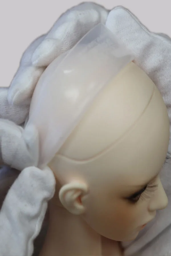 BJD кукла головы силиконовые головные уборы 1/3 1/4 1/6 1/8 1/12 Размеры детская игрушка парик Головные уборы анти-краска для кукла головные уборы для ношения парик туалетный