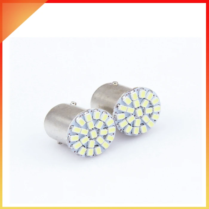 Горячее предложение 2X 1156 BA15S P21W 1129 автомобильный Белый 22 1206 SMD светодиодный задний