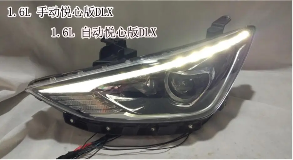 Фары для HUNDAI Elantra 2017 2018 2019 года Бесплатная доставка! Дневные фары автомобильные