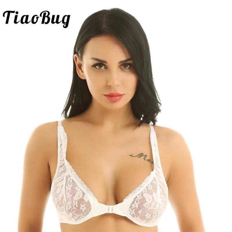 Женское нижнее белье с регулируемым ремешком TiaoBug кружевной бюстгальтер без