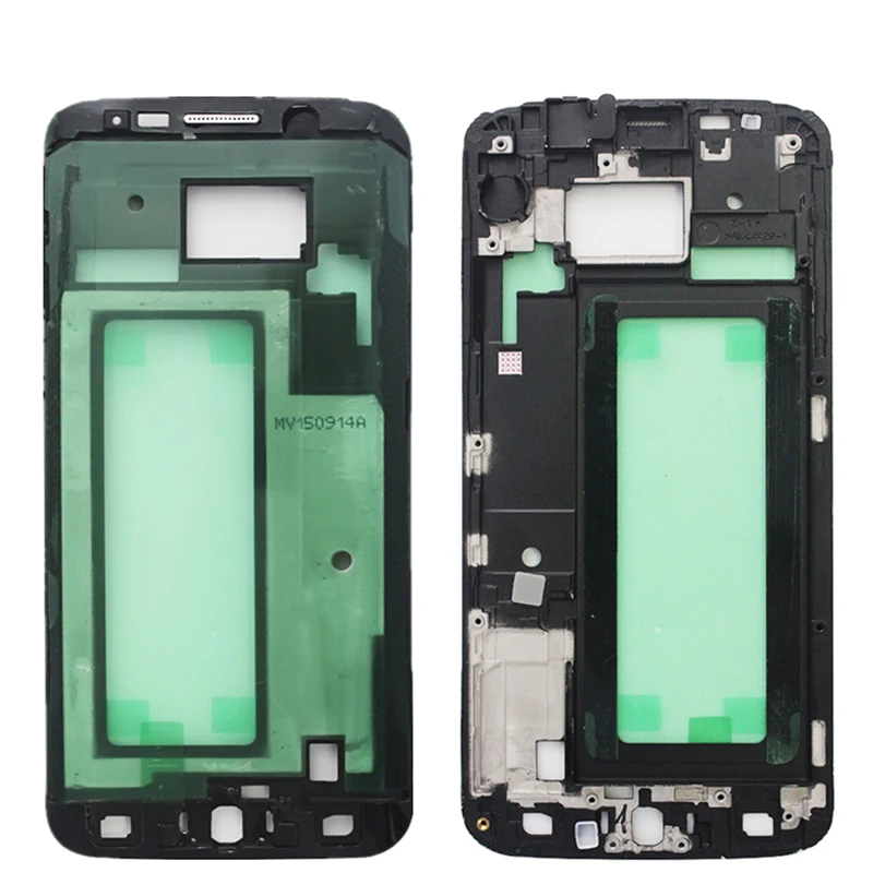 Netcosy LCD экран передняя рамка Корпус Крышка для Samsung Galaxy S6 G920 Edge G925 Plus G928 пластина