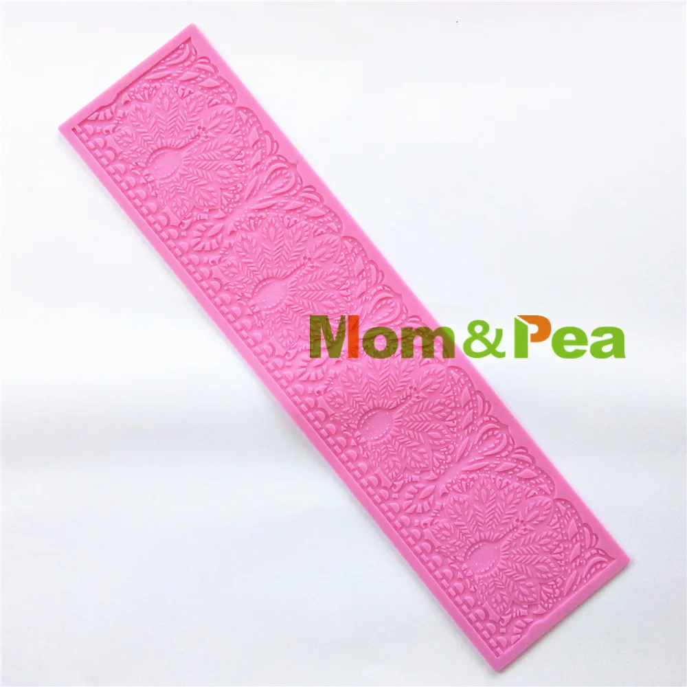 Силиконовая кружевная форма Mom & Pea GX106 бесплатная доставка большой размер