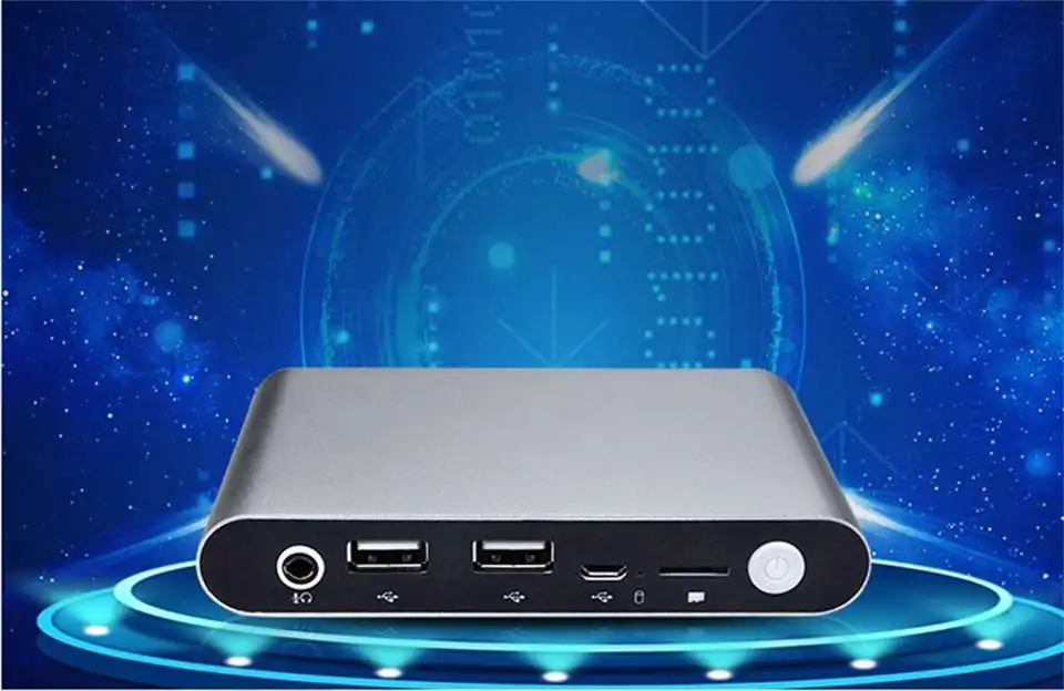 Мини-ПК Z3735F четырехъядерный 1,33 ГГц 2 Гб ОЗУ+ 32 ГБ eMMC Nano-ITX Промышленный контроль Q110 fanness Barebone