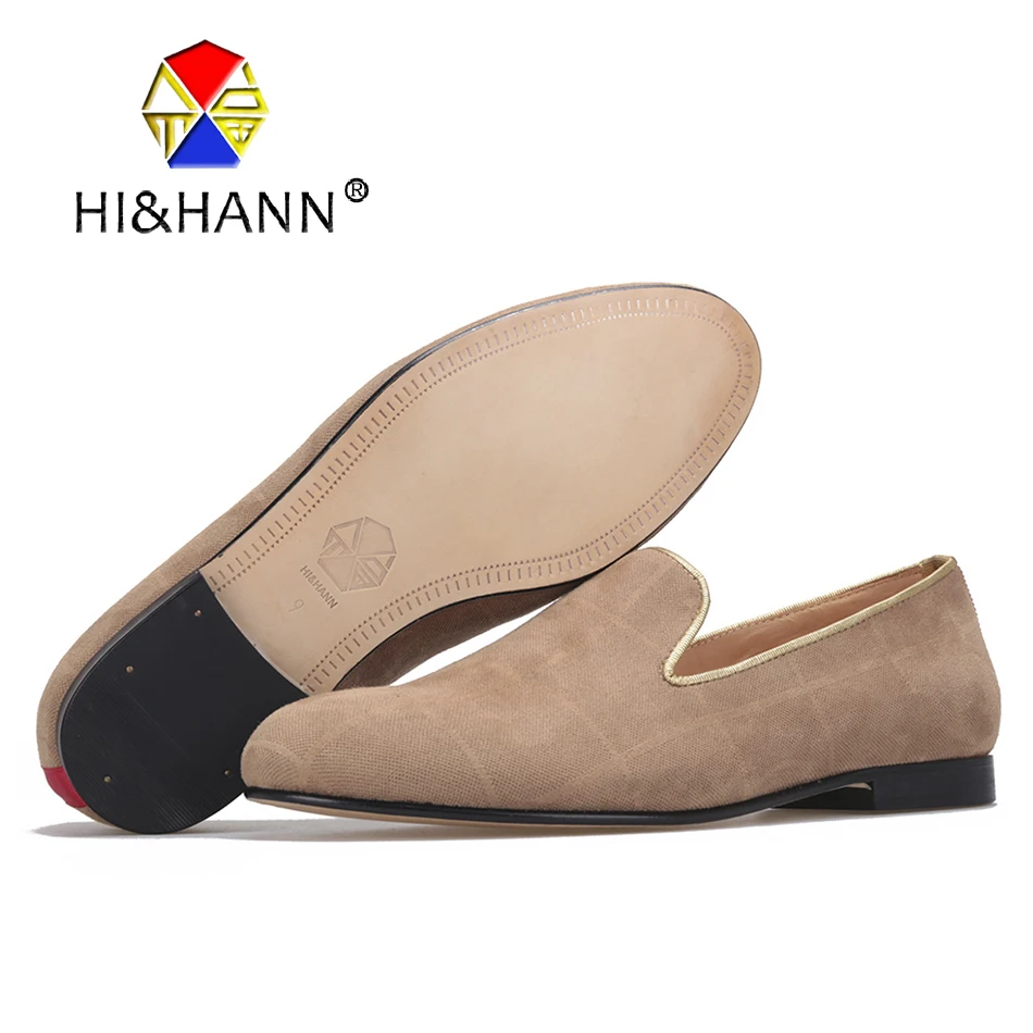 

2017 new Gemuine leather bottom and insole men handmade shoes High quality men velvet loafers Party and Banquet male's flats