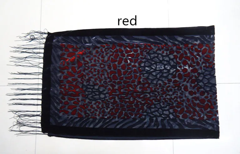 Сексуальный черный бархатный шарф с леопардовым принтом пончо для женщин