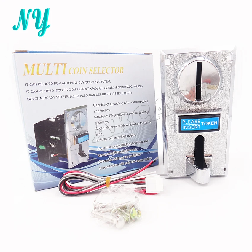 Многофункциональный монетоприемник программируемый для 6 различных значений