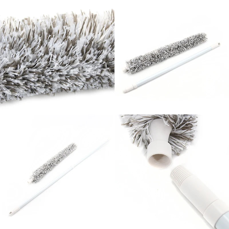 Retractable Long-handled Duster Suspension Microfiber Cleaning Brush Flexible Household Furniture Car Electrostatic Dust Cleaner | Дом и сад