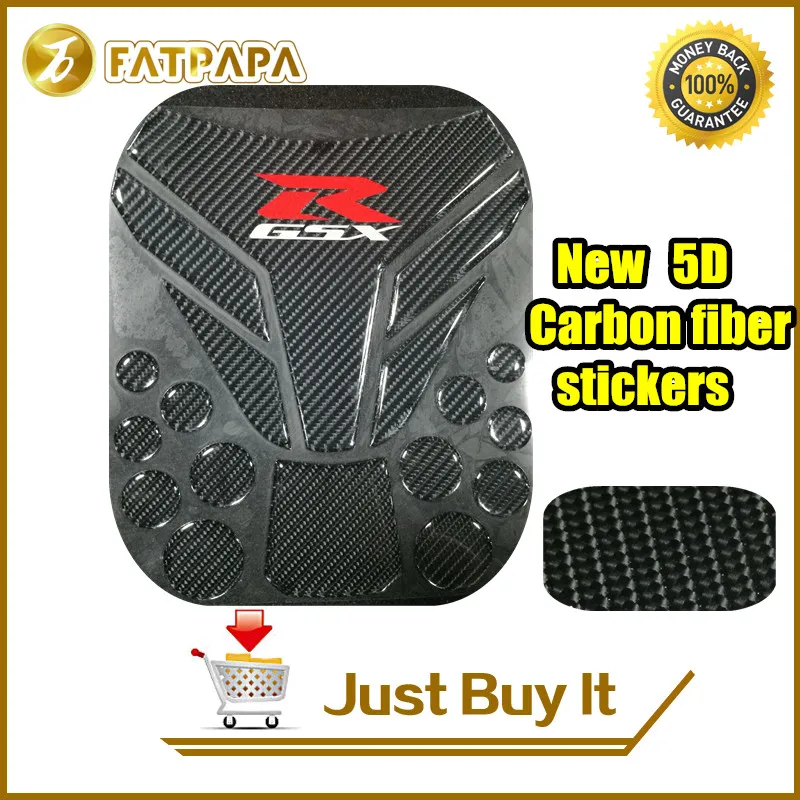 Новый мотоцикл 3D углеродное волокно Танк рыбья кость украшения наклейки
