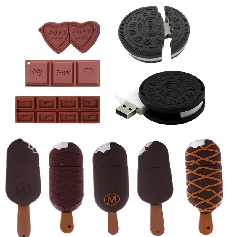 Usb флеш накопитель с рисунком Oreo модель печенья флешка в виде мороженого шоколада