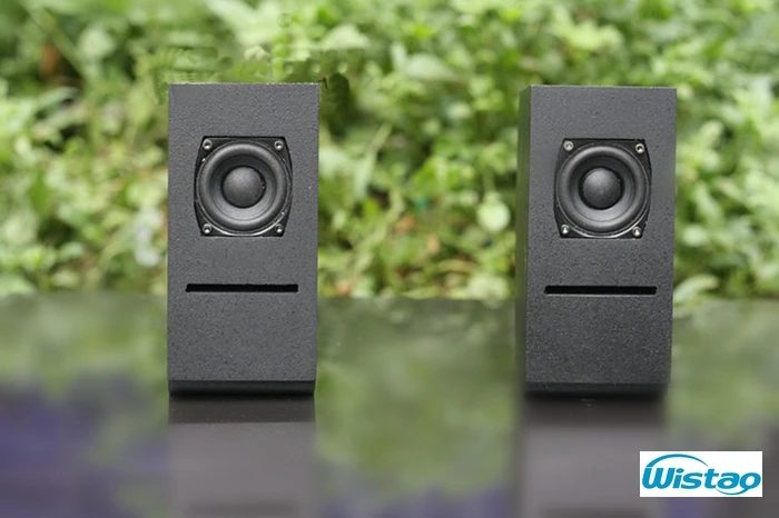 IWISTAO HIFI 2 дюйма полный диапазон динамик деревянный шкаф 2X10W 84dB неодимовый блок