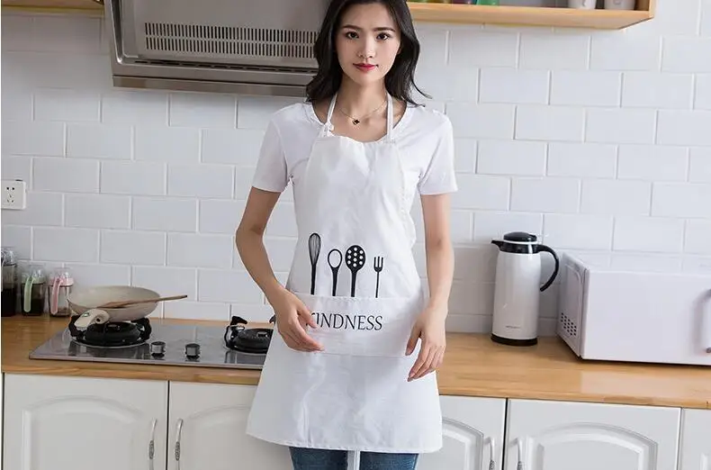 1 шт. Ресторан домашний водонепроницаемый Рабочий Фартук Хлопок Льняные фартуки