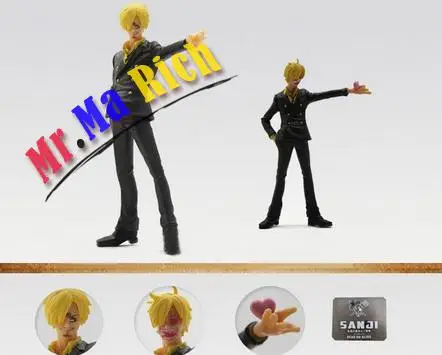 Экшн-фигурка Il Sanji из японского аниме одна фигурка ПВХ Giocattolo Del Modello Della Bambola 1 шт.
