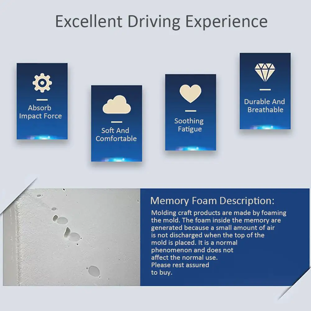 3D пространство пены памяти автомобиля шею подушку подголовника в подголовник