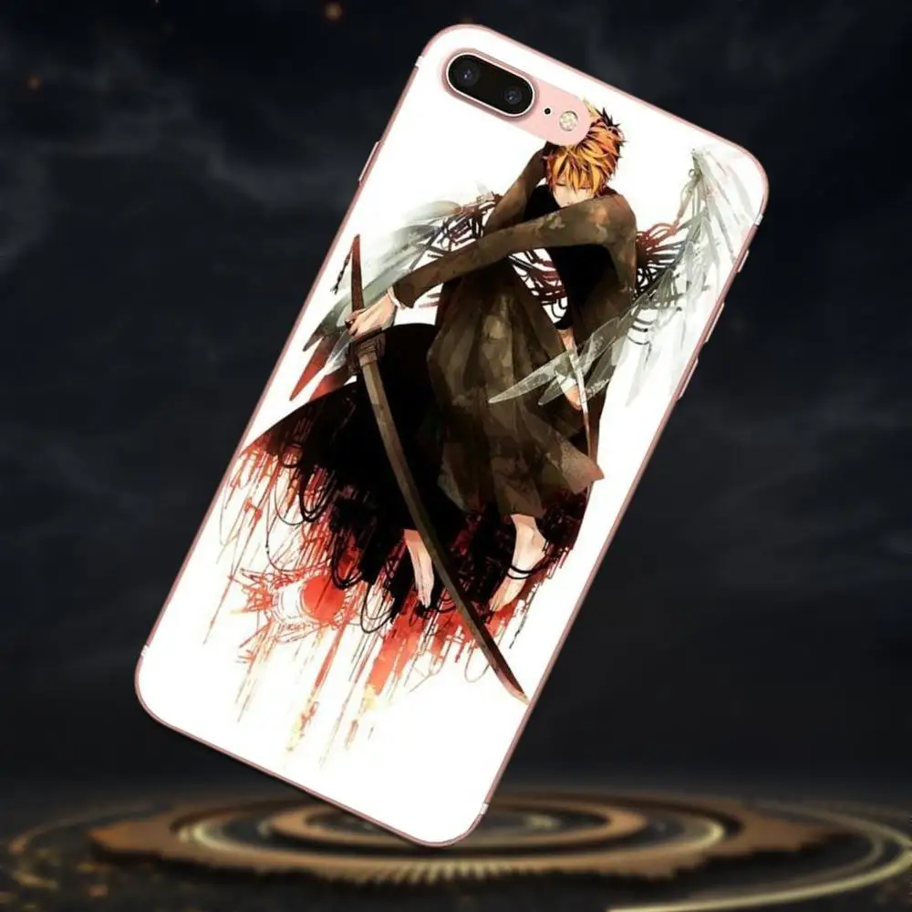 Печать искусства Японского аниме Ичиго Куросаки для Galaxy J1 J2 J3 J330 J4 J5 J6 J7 J730 J8 2015 2016 2017 2018 Mini Pro TPU Printing on.