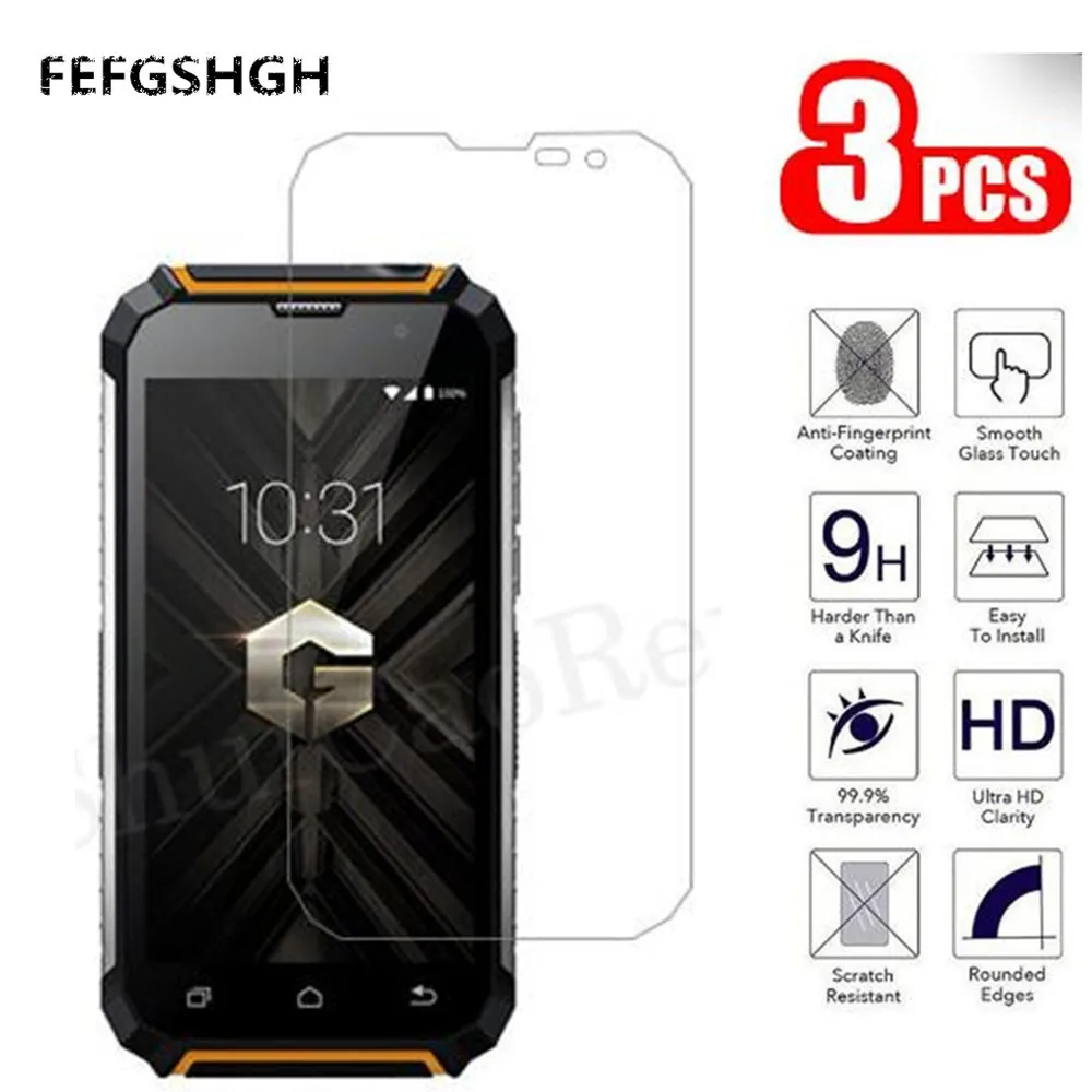 Закаленное стекло 2.5D 9H для Geotel G1 Защитное экрана 3G защитная пленка