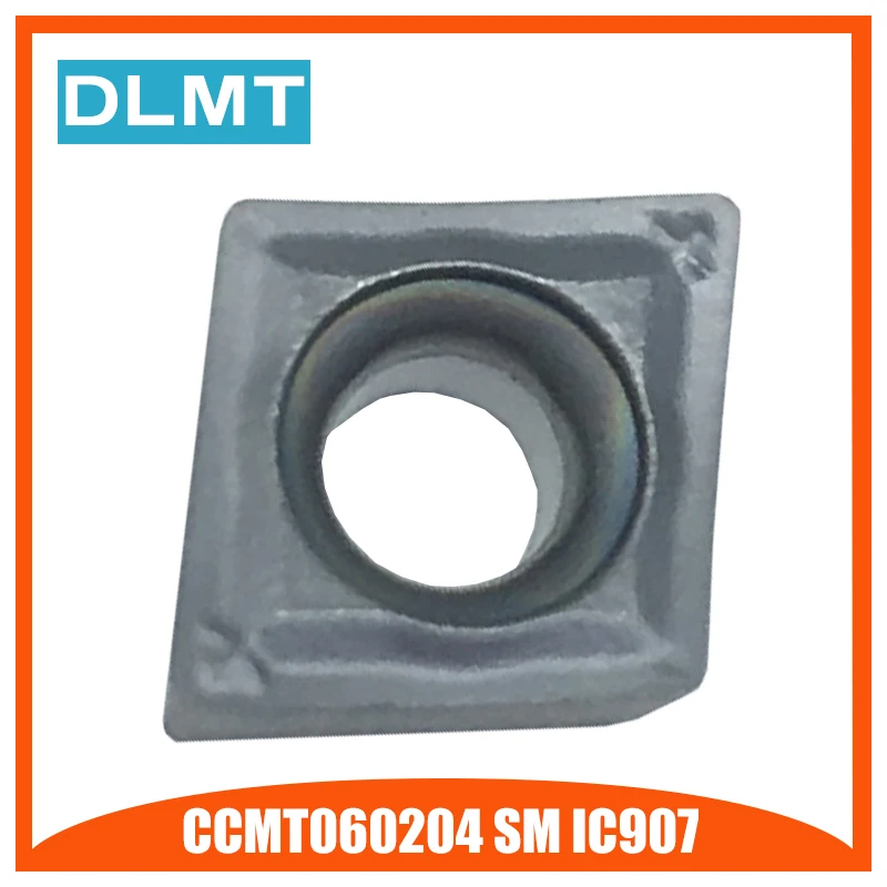 Набор токарных инструментов CCMT060204 SM IC907 10 шт. твердосплавная вставка CCMT 060204