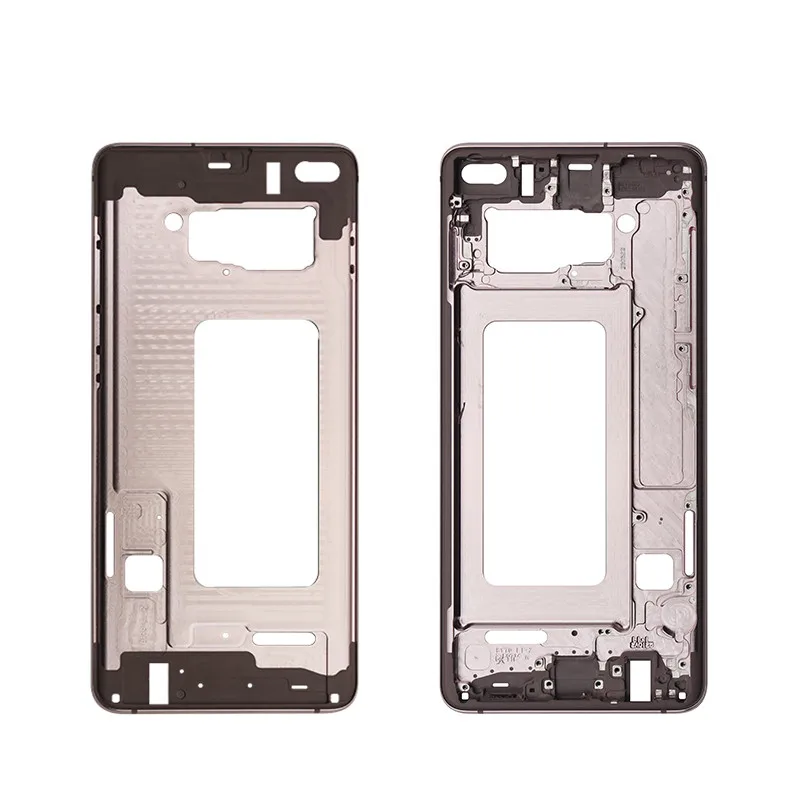 Pink Netcosy для samsung Galaxy S10 Plus G9750 задняя средняя рамка запасные части корпуса Couver сменная рамка Запчасти для ремонта - Цвет: Pink