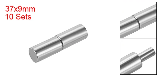 37 x 9mm Uxcell 10 шт. сварной шарнир для дома ворота, двери, окна, часть мужчин и женщин, стальной шарнир, контактный подъемный шарнир 32x8 мм 37x9 мм 48x10 мм 53x16 мм - Цвет: 37 x 9mm