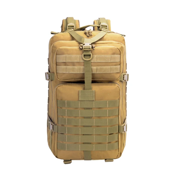 Khaki FAFAIR 45L армейский тактический военный рюкзак штурмовой Тактический пехотный рюкзак спортивный походный большой емкости походная сумка рюкзаки - Цвет: Khaki