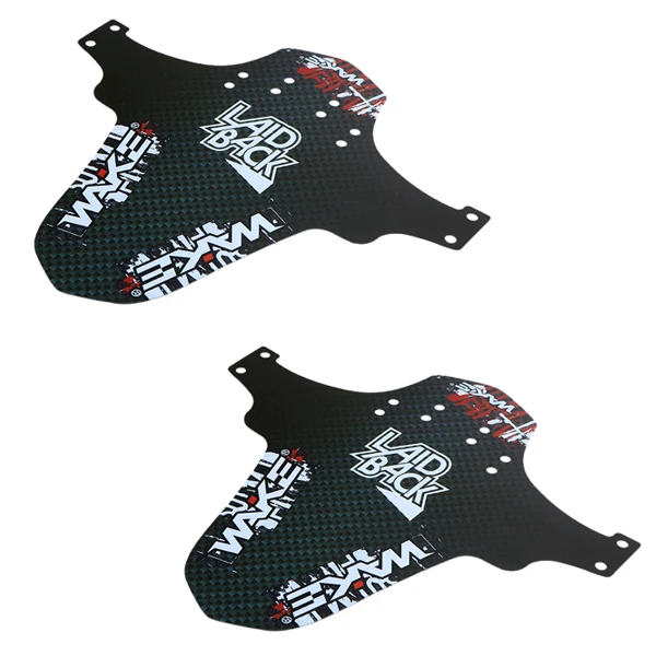 2 PCS Color 1 1 шт/2 шт WAKE легкое ультратонкое крыло для велосипеда крыло для горного велосипеда Rode Bike переднее крыло для велосипеда для Ciclismo - Цвет: 2 PCS Color 1