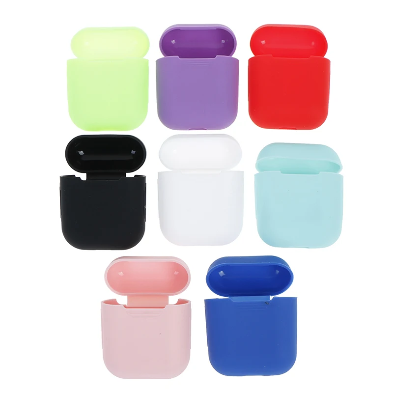 Новый силиконовый чехол для Airpods In Ear чистый цвет пыленепроницаемый защитный