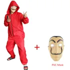 Высокое качество Новый стиль фильм House of Paper La Casa De Papel Сальвадор Дали маска Костюмы для косплея вечерние Хэллоуин второй сезон