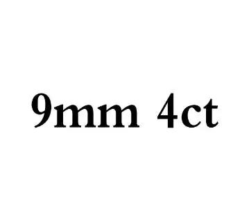 5ctw ювелирные украшения Настоящее 14 к белое золото 4ct 9 мм лаборатория Выращенный колумбийский изумруд с 1ct cMoissanite драгоценный камень свадебные кольца для женщин - Цвет камня: 9mm 4ct