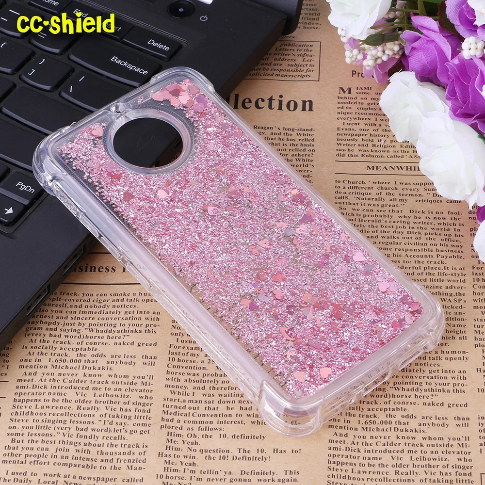 TPU Case for Motorola Moto G5s XT1797 XT1795 XT1791 XT1792 Dynamic Flow Liquid Flash Crystal Clear Back Cover case |