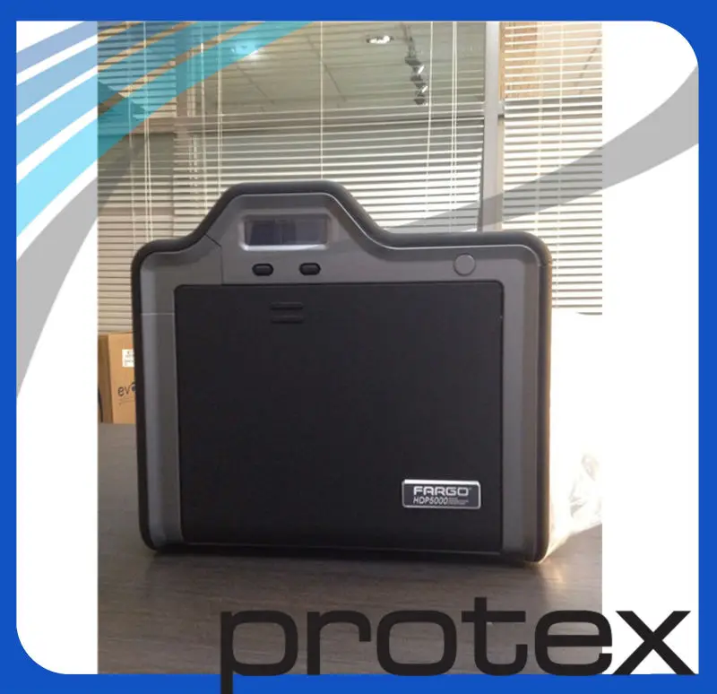 Fargo HDP5000 single sided retransfer ID/PVC card printer with High Definition Printing & free shipping|card bookmark|card pvccard sakura |
