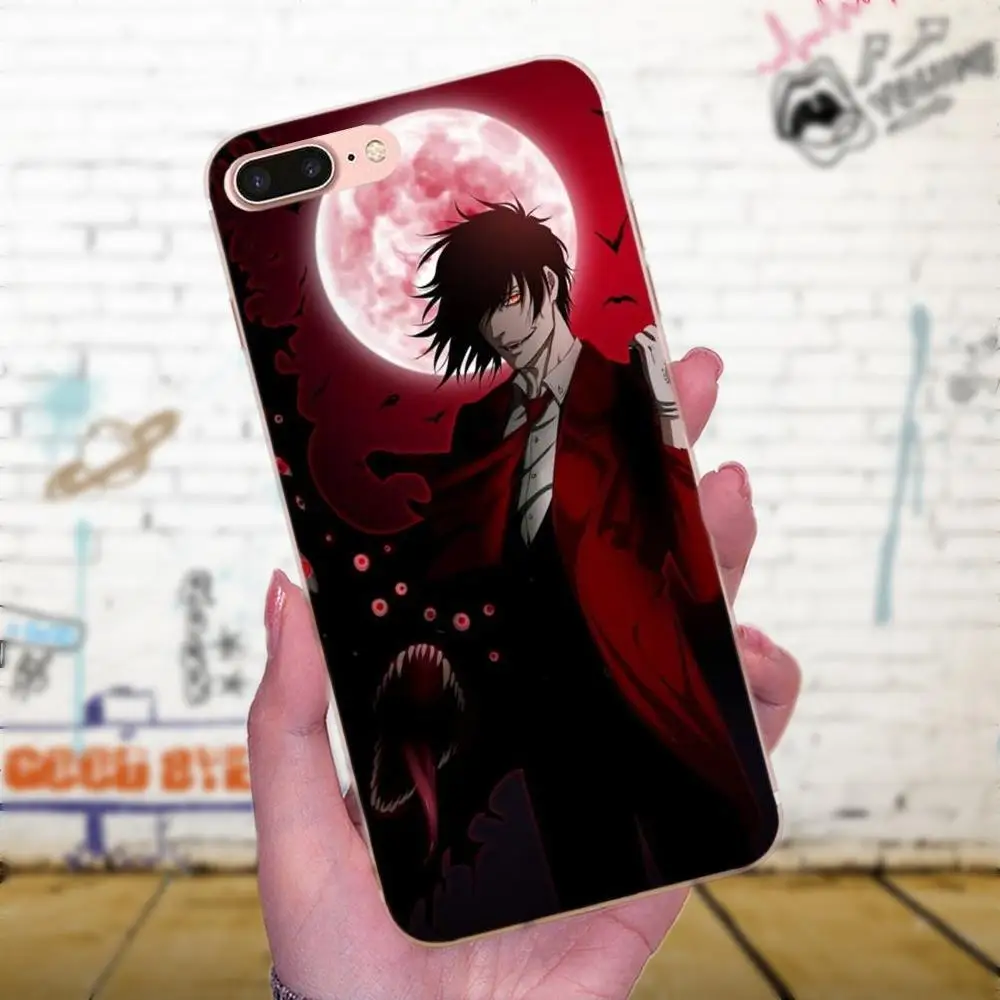 Элегантный веер Hellsing Alucard для Xiaomi Redmi Note 2 3 3S 4 4A 4X 5 5A 6 6A Pro Plus прозрачный мягкий