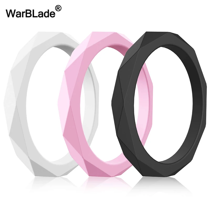 Новинка 3 мм пищевые силиконовые кольца WarBLade FDA женские свадебные резинки