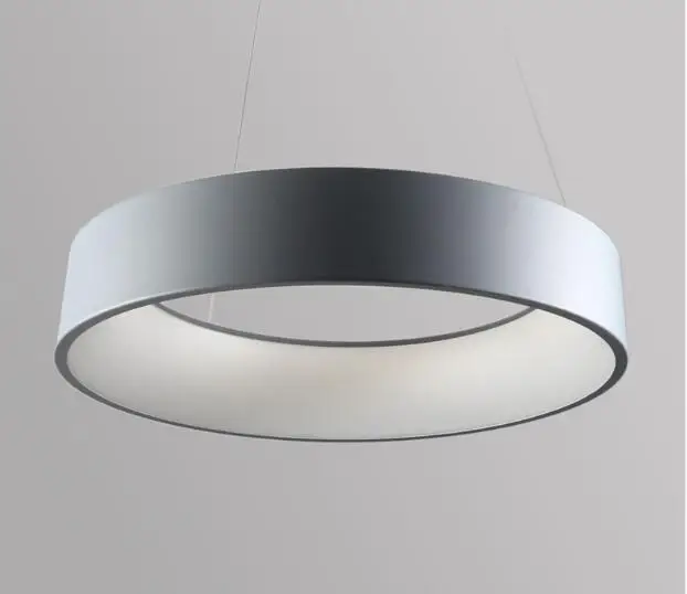 Круглый Алюминий современный светодиодный подвесной светильник для гостиная