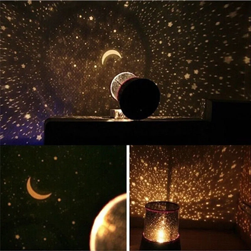 

LED Night Light Projector Starry Sky Star Moon Master Children Kids Baby Sleep Romantic Colorful LED USB Projection Lamp