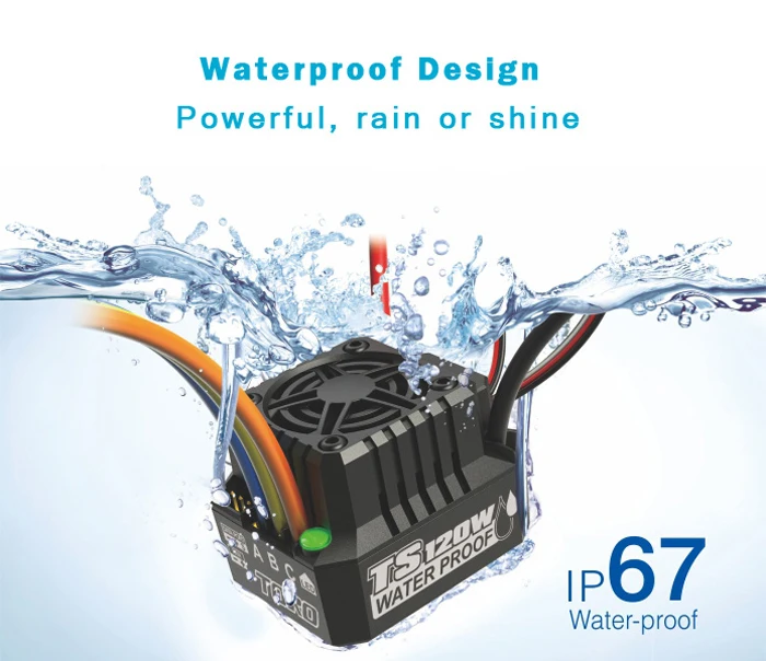 Новое поступление запасные части SKYRC TS120W 120A IP67 Водонепроницаемый бесщеточный
