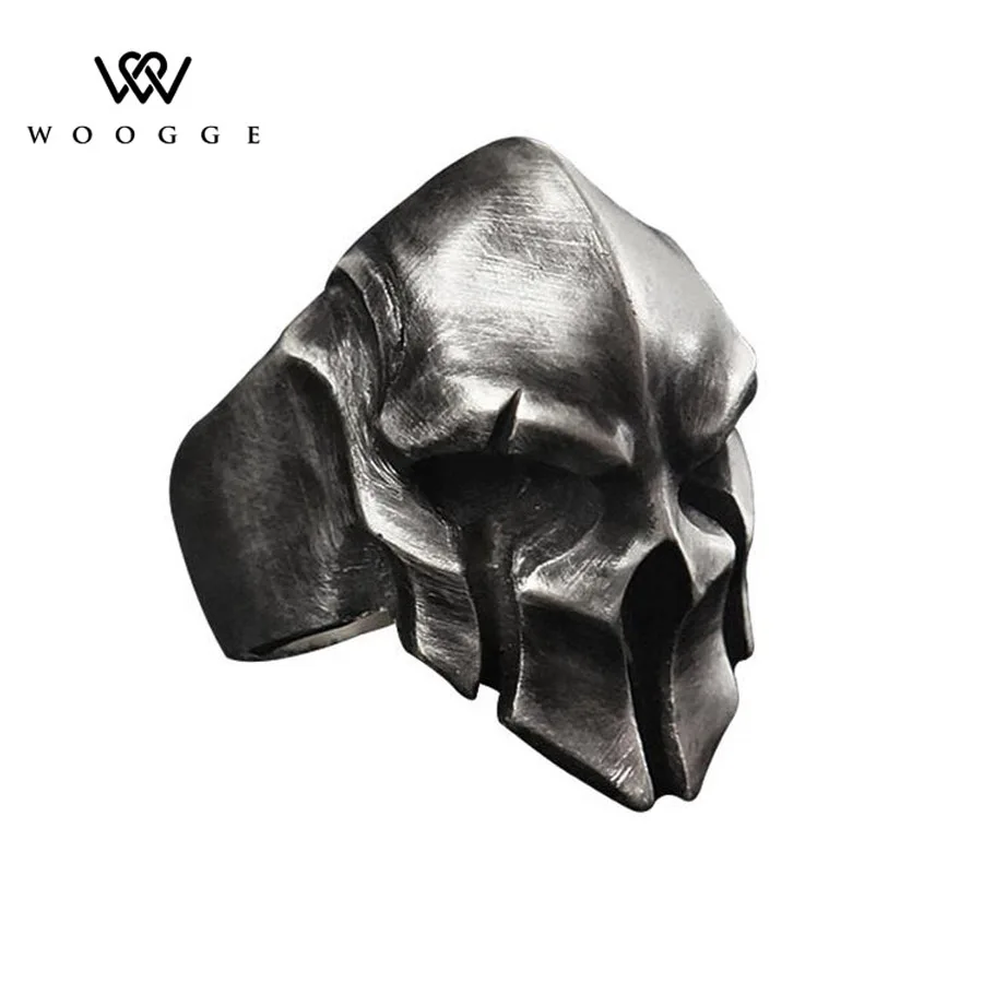 Модные кольца для женщин 2018 спартанское кольцо викингов шлема Skepliton Anillos Hombre Bague