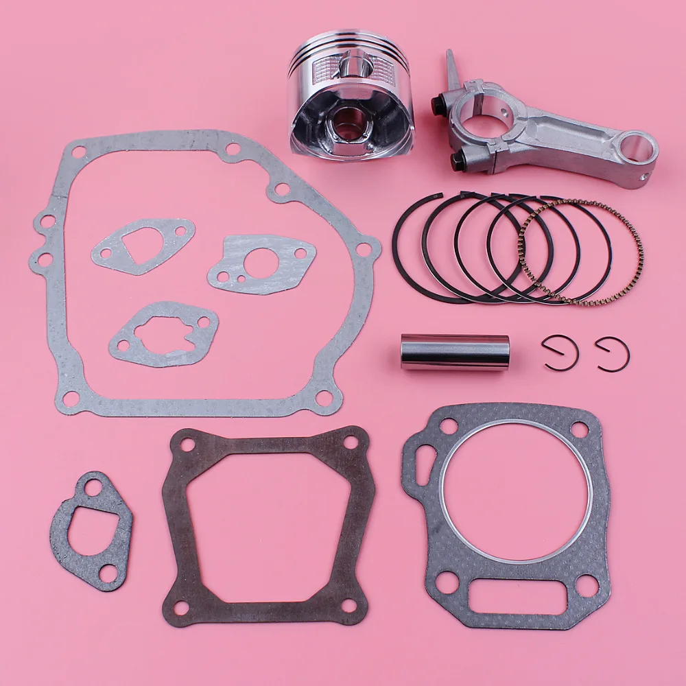 connecting rod 68mm piston ring full gasket kit for honda gx160 5 5hp gx 160 engine motor lawn mower spare part free global shipping