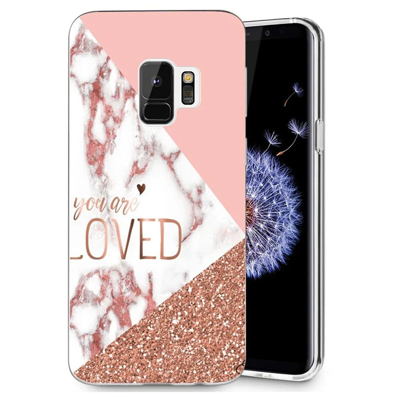 TPU чехол для Samsung Galaxy S7 edge S9 Plus A3 A5 2016 2017 prime J1 J2 J3 J5 J7 цветной мягкий задней панели