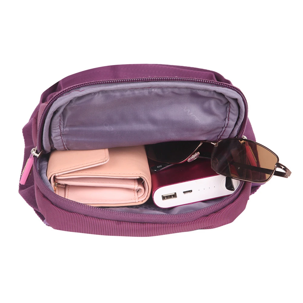 Ladies Classic Shoulder Bag Women Messenger Bags Casual Crossbody For Girls Flower Embroidery Purple Blue | Багаж и сумки