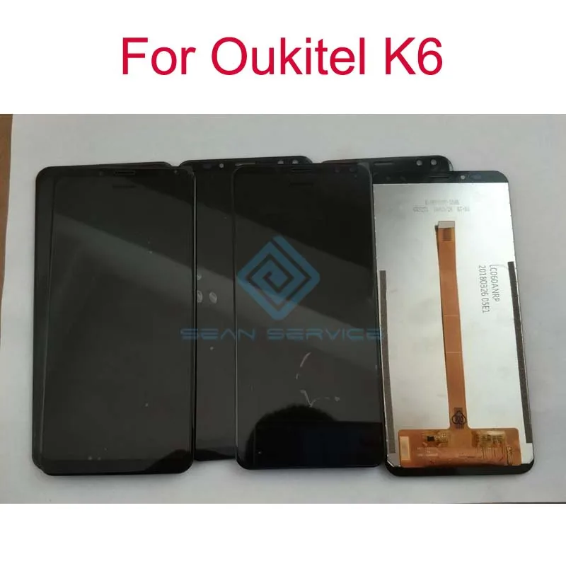Для оригинального OUKITEL K6 ЖК-дисплей+ кодирующий преобразователь сенсорного экрана в сборе+ инструменты 5,99 дюймов 2160x1080P