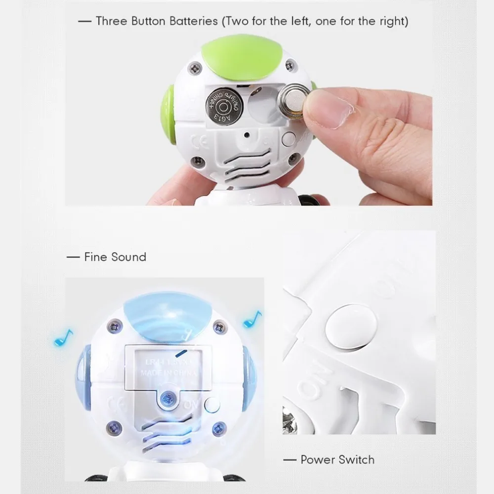 RC робот игрушка умный голос Сделай Сам модель жеста тела Сенсорное управление LED