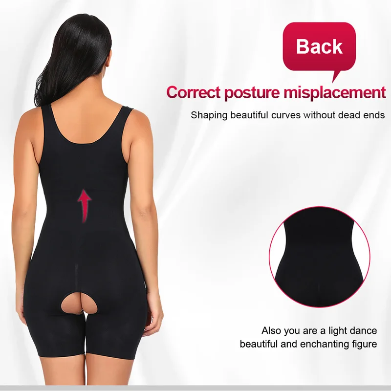 HEXIN Для женщин Full Body Shaper Бесшовные фирма Управление Фаха на талию с подгрудной