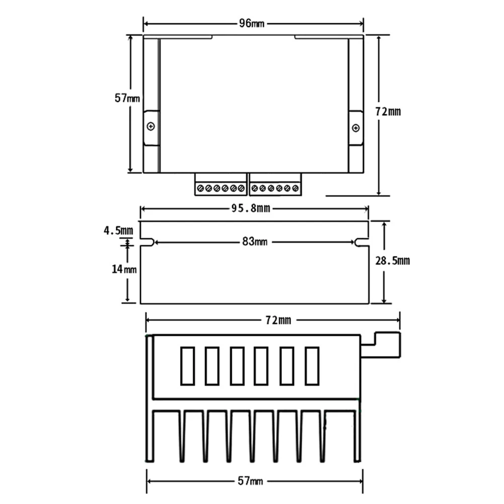 Четыре Фаза маленький Размеры одноосная система Драйвер шагового двигателя