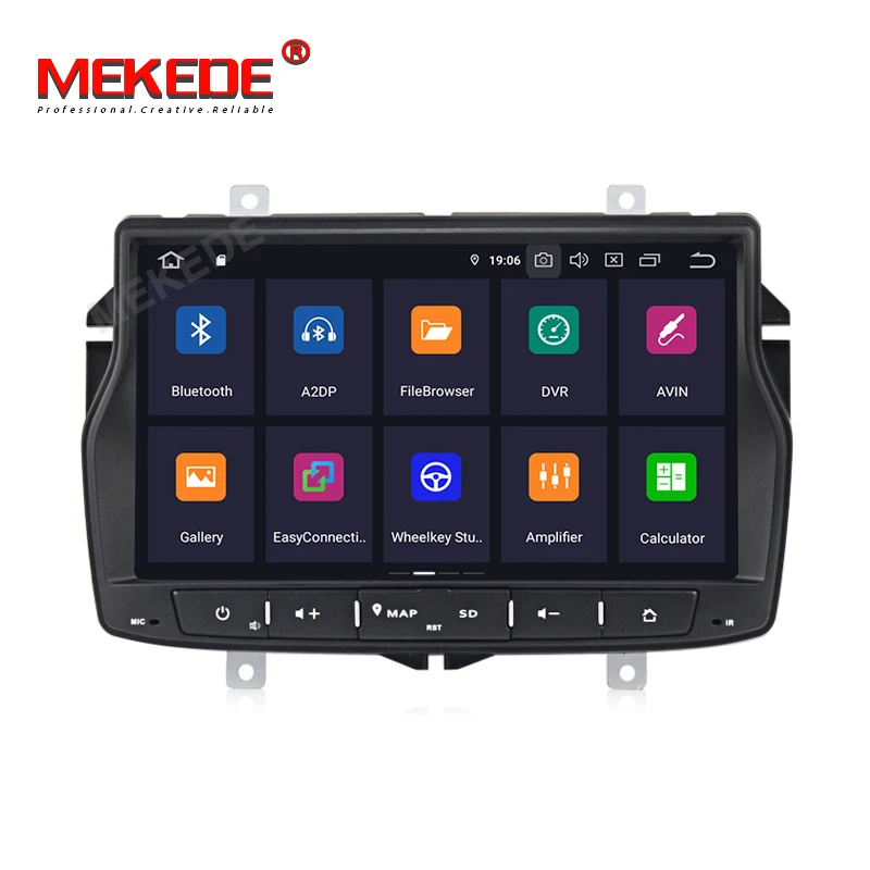 MEKEDE IPS экран DSP автомобильный dvd плеер радио для Lada Vesta 2180 2181 аксессуары седан DVD 2015