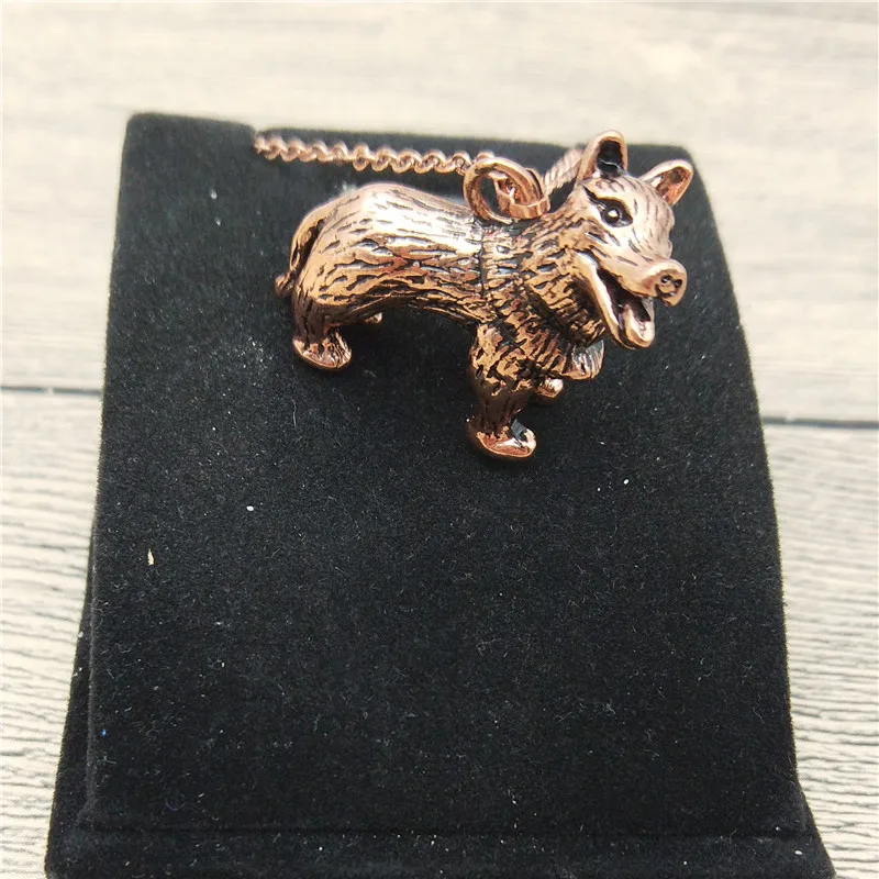 Новое ожерелье Pembroke Welsh Corgi трендовый стиль подвеска корги женское модное