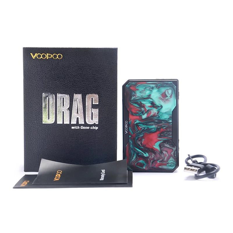 100% оригинал VOOPOO Drag 157 Вт TC коробка Mod 18650 Батарейный мод для электронных сигарет