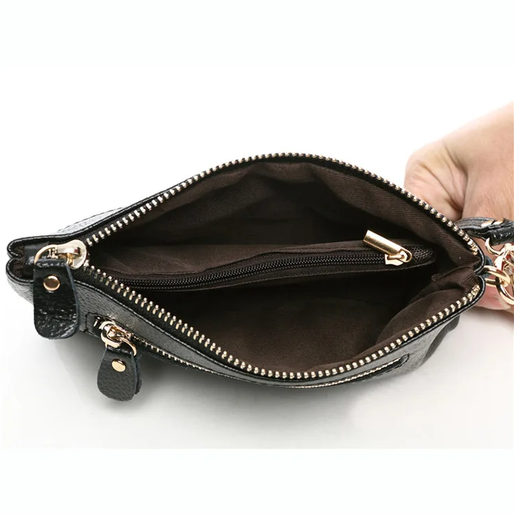 Новинка 2017 года стильное платье Пояса из натуральной кожи мода бумажник женщина