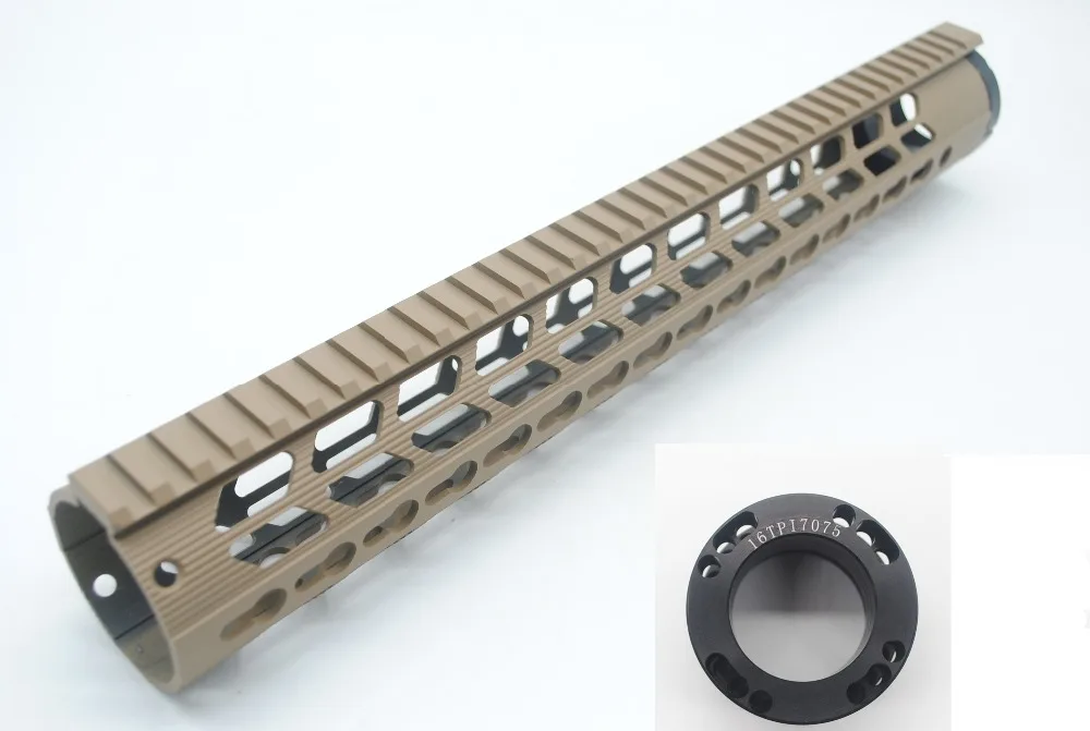 TirRock 15 дюймов. 308/7.62 Keymod направляющая для защиты от поплавков система крепления