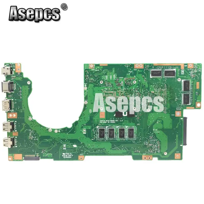 Akemy K501UB материнская плата для ноутбука ASUS K501UX K501UB K501U K501 тестовая оригинальная материнская плата DDR4-8G оперативной памяти I7-6500U GTX940M